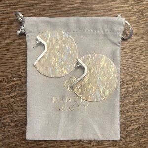 Kendra Scott Iridescent Disc Earrings